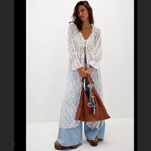Free People Dim the Lights Duster sz XL